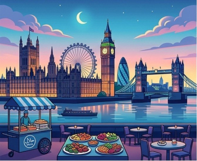 London halal listings