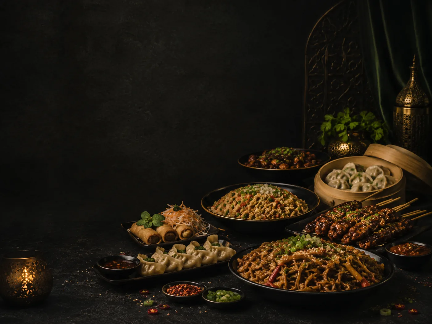 Asian halal food category